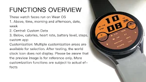 Orange Information For Wear OS Screenshot 2