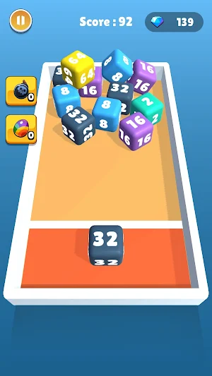 Fusion cube: 2048 merge Screenshot 0