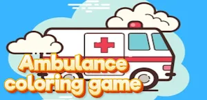 Coloring Ambulance Cars Screenshot 0