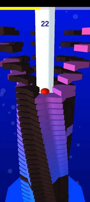 Helix Stack casual game Screenshot 1