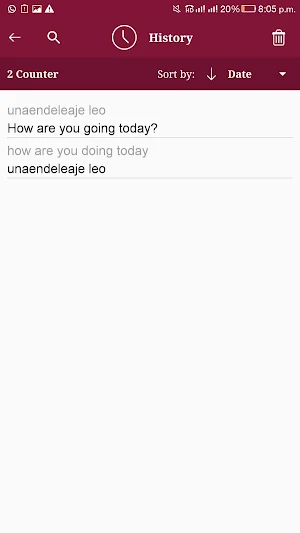 Swahili - English Translator Screenshot 3