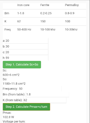 AnyTrans Transformer Calc Screenshot 1
