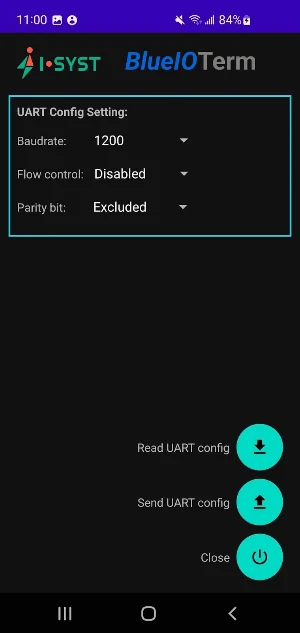 BlueIOTerm Screenshot 1