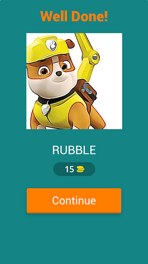 Paw characters QUIZ Screenshot 1