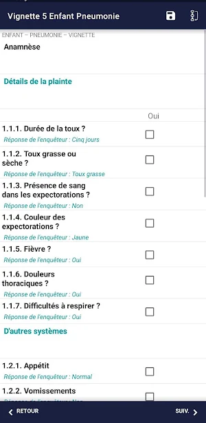 Vignette clinique RCI Screenshot 3