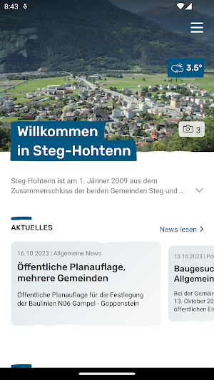 Gemeinde Steg-Hohtenn Screenshot 0