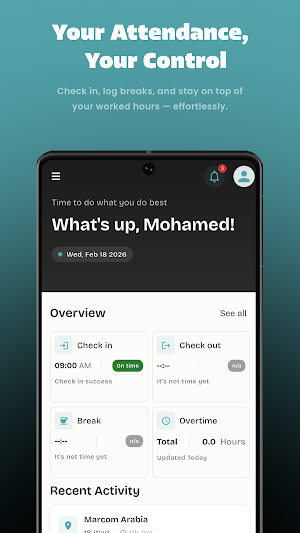 Marcom Attend Screenshot 0