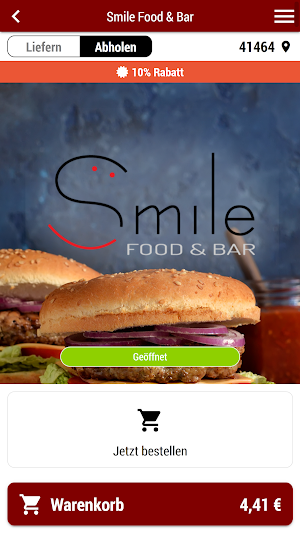 Smile Food & Bar Screenshot 0
