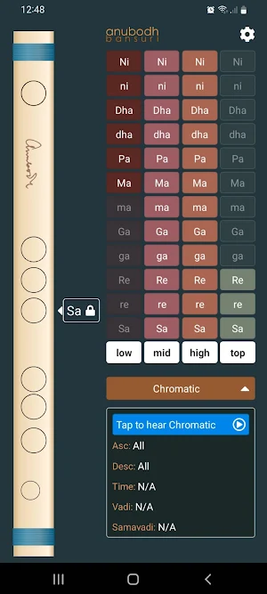 Bansuri Transposer Screenshot 1