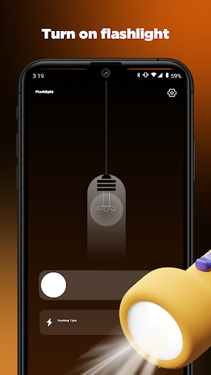 Compass and Alarm Light Screenshot 1