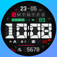 SH102 Watch Face, WearOS watch