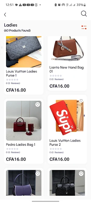 Farado Shopping Screenshot 1