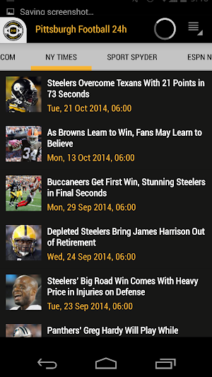 Pittsburgh Football 24h Screenshot 1