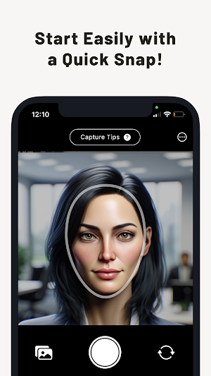 PerfectHairColor: Snap & Dye Screenshot 2