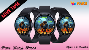 Love Time Valentine Watch Face Screenshot 0