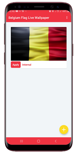 Belgium Flag Live Wallpaper Screenshot 0