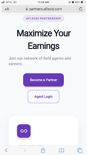 Aflaosi Partners Screenshot 0