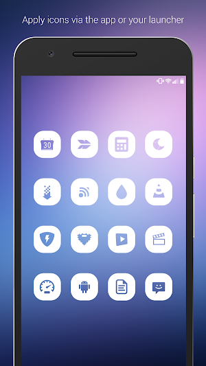 Pasty - White Icon Pack (Free Version) Screenshot 3
