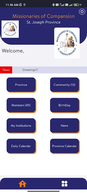 st Joseph Province Eluru Screenshot 2