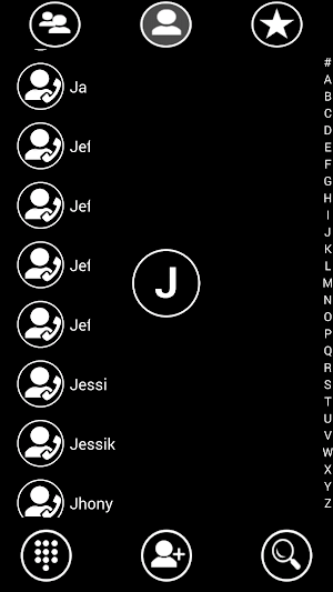 THEME METRO BLACK EXDIALER Screenshot 1
