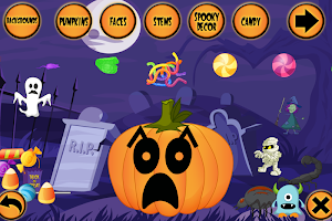 Pumpkin Maker FREE Halloween Fun Decorate Game Screenshot 2