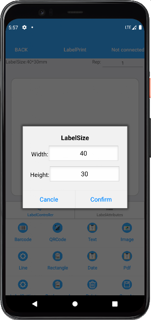 EMLabel Screenshot 2