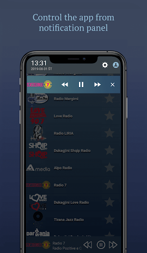 Albanian radio stations Screenshot 1
