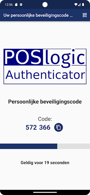 POSlogic Authenticator Screenshot 1