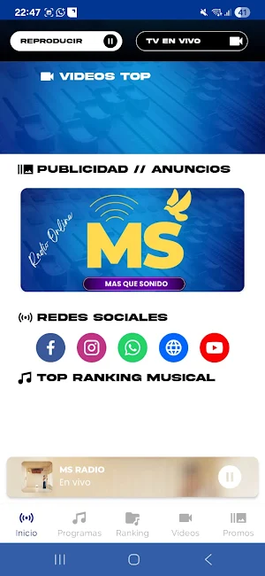 MS Radio Ecuador Screenshot 3