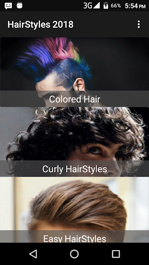 Boys Men Hairstyles and Hair cuts Screenshot 0