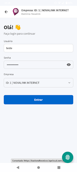 Ispcloud Técnico Screenshot 1