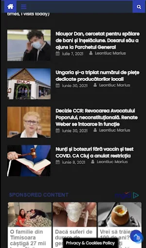 Știri de Cluj .eu Screenshot 0
