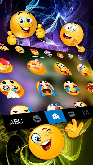 Smoking Skull Keyboard Theme Screenshot 2
