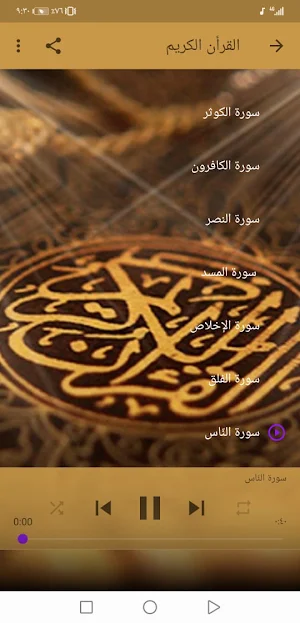 ياسر الدوسري بدون نت القران الجزء4 بجودة عاليةlجنة Screenshot 2