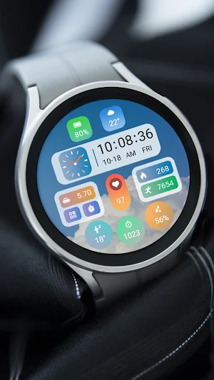 ZKin WatchFace Sunny Component Screenshot 3