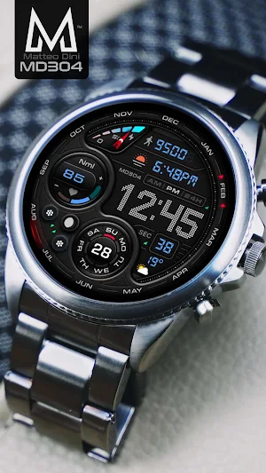 MD304 Digital watch face Screenshot 3
