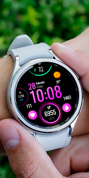 Neon Pulse Watch Face Screenshot 3