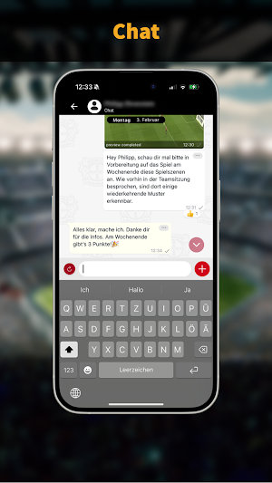 TeamORGA App Screenshot 2