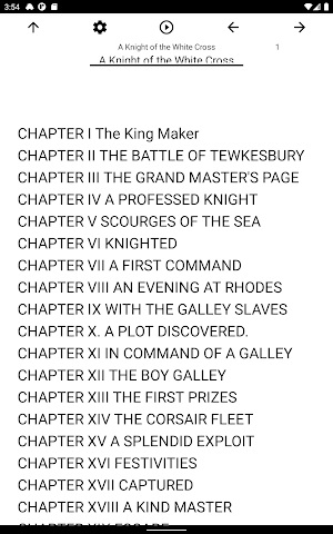 Book, A Knight of the White Cross Screenshot 2