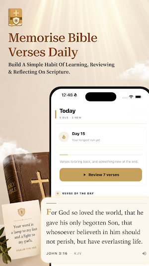 BibleVault: Bible Memory KJV Screenshot 1