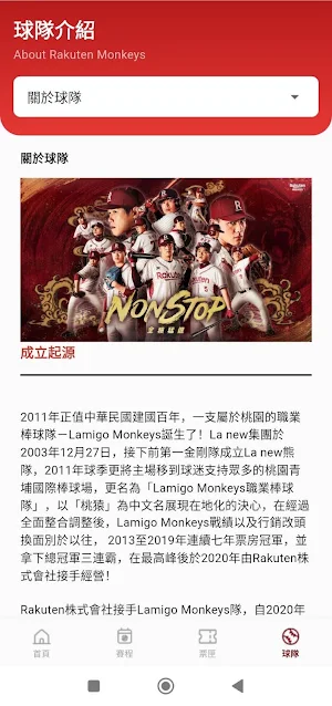 樂天桃猿 Rakuten Monkeys Screenshot 2