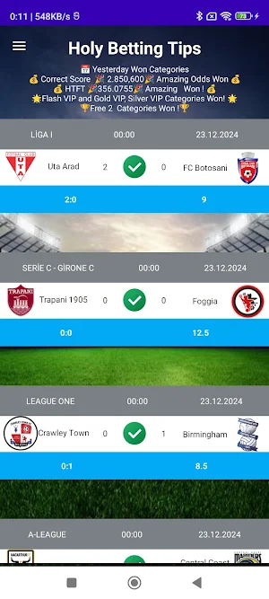Holy Betting Tips Screenshot 2