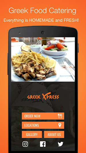 Greek Food Catering Screenshot 0
