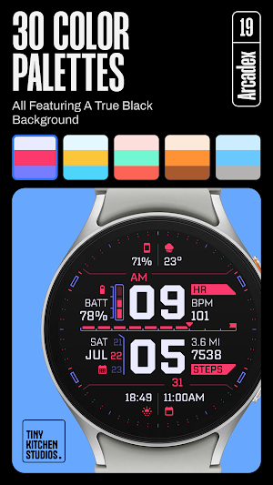 TKS 19 Arcadex Watch Face Screenshot 2