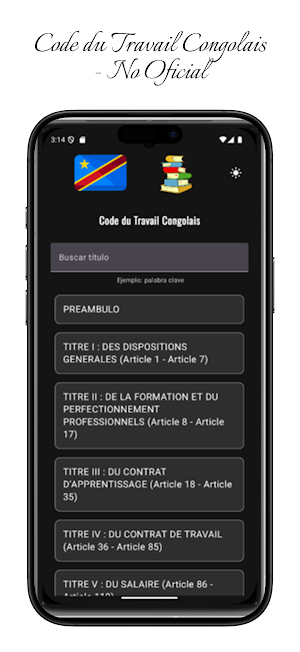 Code du Travail Congolais Screenshot 2