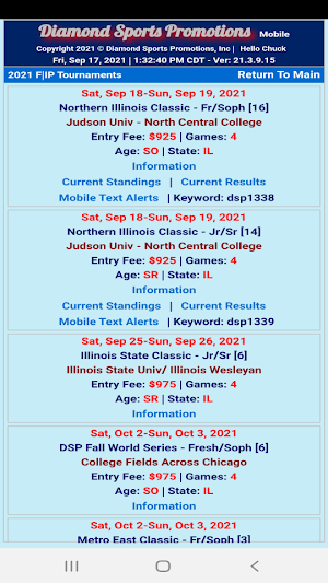 DSP Mobile Screenshot 1