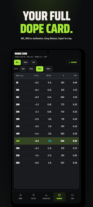 FieldSolve: Ballistic Calc Screenshot 3