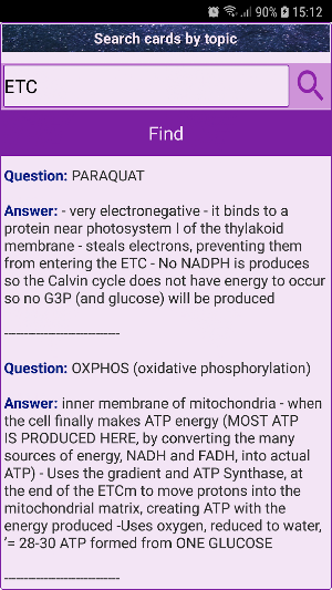Bioenergetics Exam Prep: conce Screenshot 3