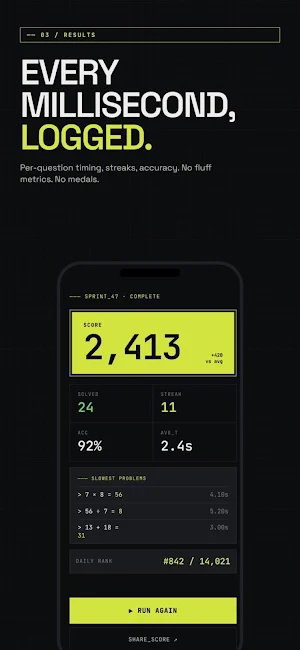 CalcSprint: Brain Math Screenshot 3