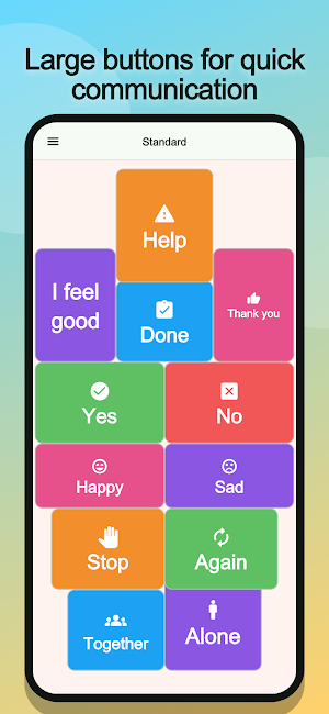 Talking Buttons: AAC Talker Screenshot 0